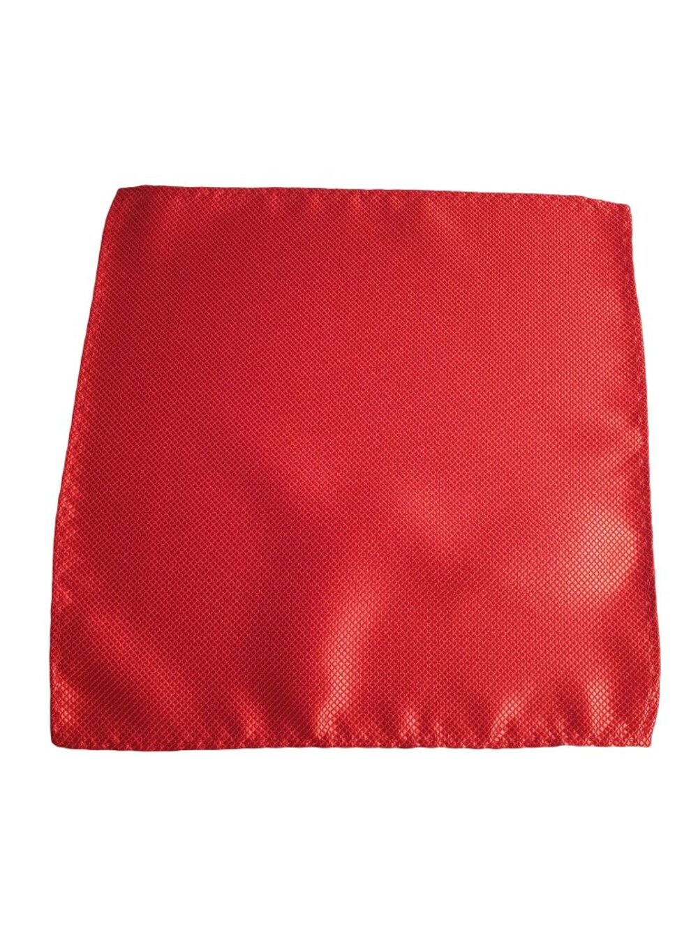 Red Pocket Square Silk Formal Fashion Holiday Accessory Suit Wedding Prom Gift